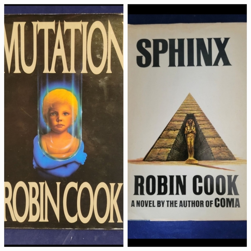 Lot of 2 Robin HC books SPHINX 1979 HC/DJ & Mutation (HC/DJ, 1989)